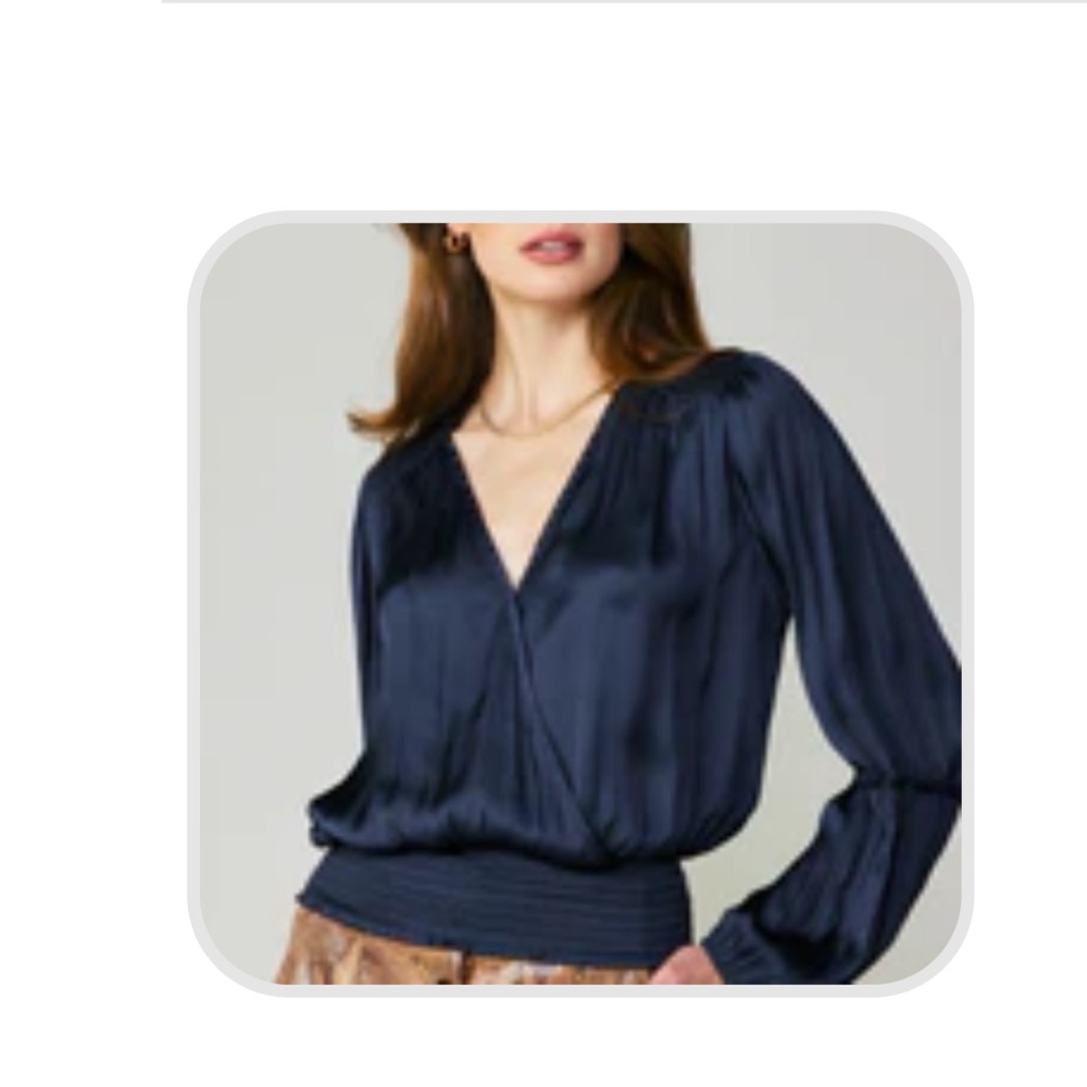 Current Air Navy Blouse
